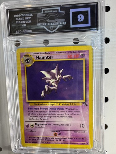 Haunter (Unlimited) graded PSA 9 for sale on eBay