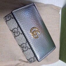 GUCCI GG Marmont 6-Ring Key Holder Very Rare Used
