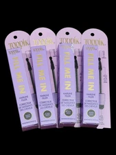 Toppik Fill Me In Hairline Filler Black Fill Build Blend 4 Boxes New