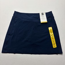 Members Mark Women s Skort M Navy Blue 4 Way Stretch Midrise Built-in Mesh NWT