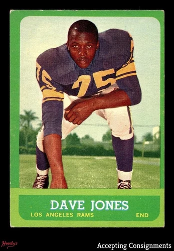 1963 Topps #44 Deacon Jones RC ROOKIE VG - VG/EX Rams