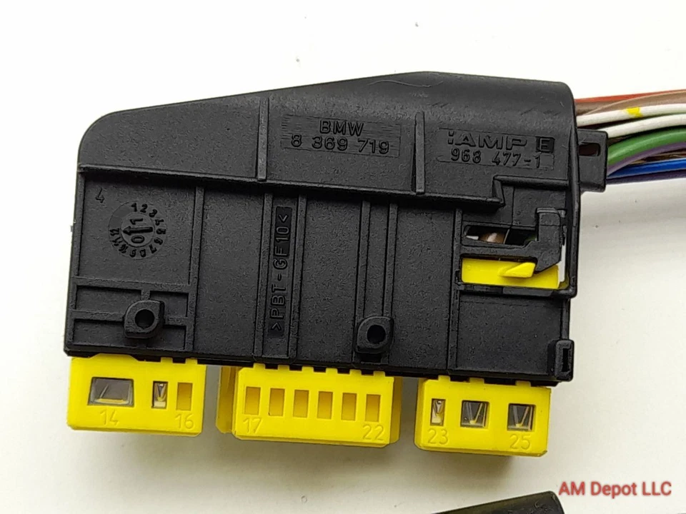 BMW 330ci 325ci E46 2002 sedán conector asiento delantero juego coleta 61138369719 Foto 3 de 4