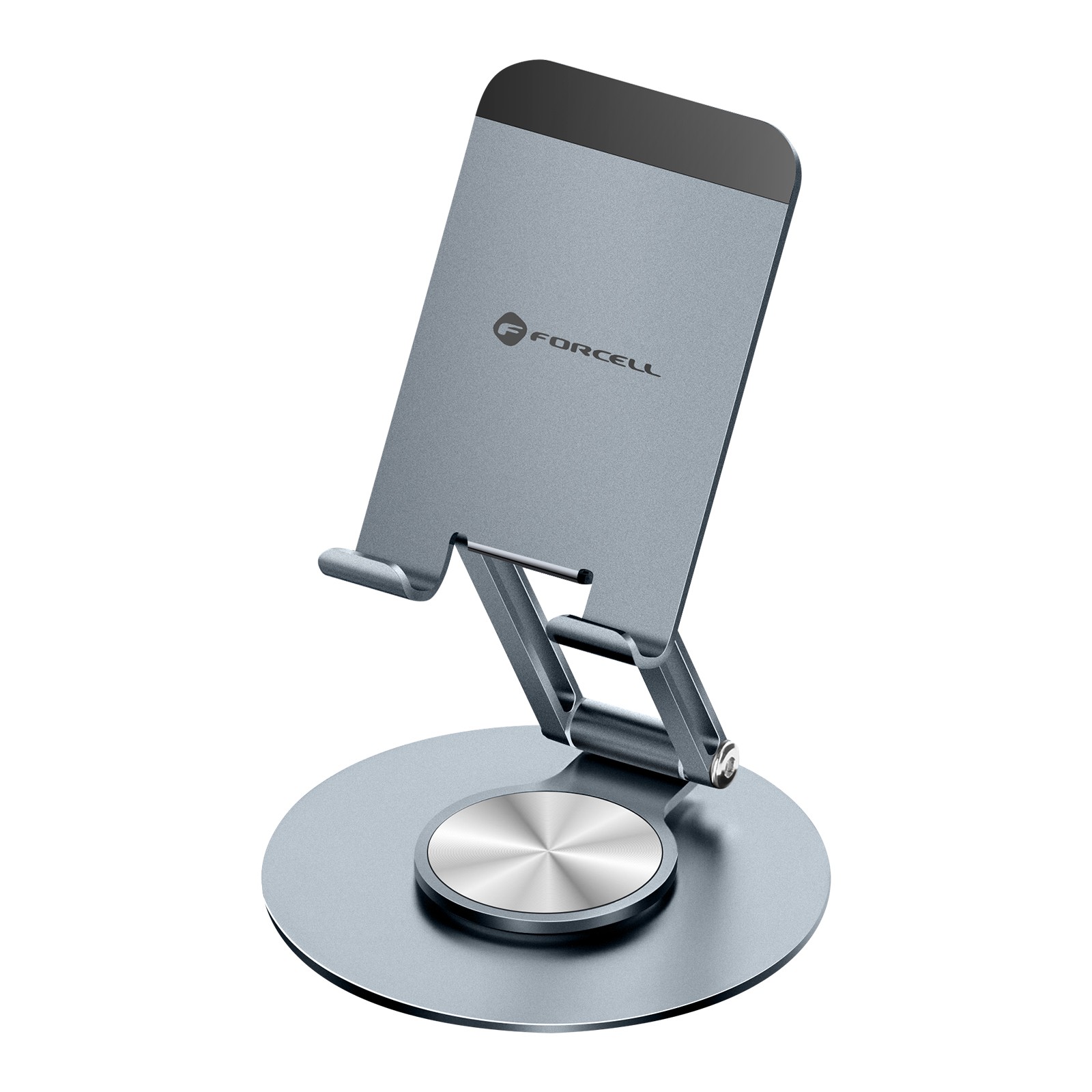 Support de bureau en aluminium avec base pivotante et réglage Fold Stand 3