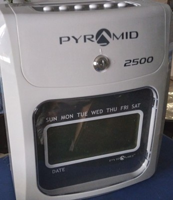 Pyramid Time Systems Small Business 2500 Time Clock Bundle, Unlimited Employees