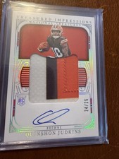 2025 Quinshon Judkins Treasured Impressions National Treasures RPA /25