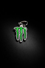 Monster Energy Inspired 3D Printed Keychain Racing Gamer Energy Drink Style