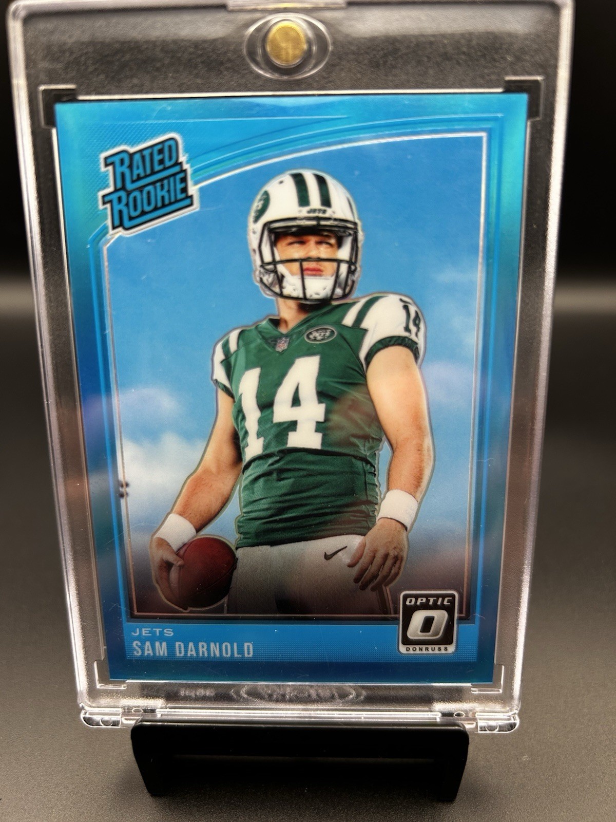Sam Darnold Seahawks 2018 Panini Optic Aqua Holo Rated Rookie 167/299