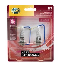 Hella 100w Vehicle Light Bulbs Off Road High Wattage Long Life Twin Pack