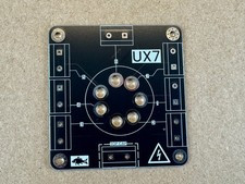 New UX7 7-Pin Vacuum Tube Board Prototype Adapter Socket DIY Breadboard Qty 