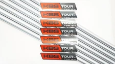 Uncut KBS Tour C-Taper 125 S+ Stiff+ 37.5"-40" 4-PW Iron Shaft Set PULLS .355T