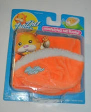 ZHU ZHU PETS - HAMSTER BED & BLANKET ORANGE