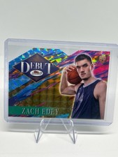 2024-25 Topps Finest - Debut Zach Edey #D-10 (RC) Gold Die-Cut /50