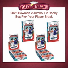 Matt Olson Atlanta Braves 2026 Bowman 2 Jumbo + 2 Hobby Box Player Break #10