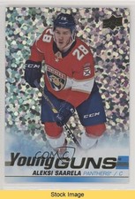 2019-20 Upper Deck Speckled Rainbow Foil Aleksi Saarela #453 Rookie RC READ 02hk