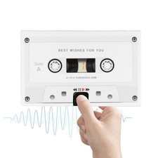 Otutefo Personalized Voice Recordable Greeting Card Universal new, White-1