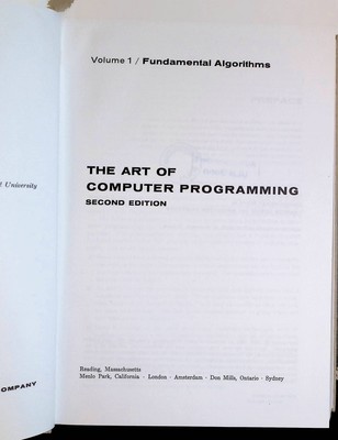 The Art of Computer Programming Fundamental Algorithms, 1 Knuth, Donald E.: