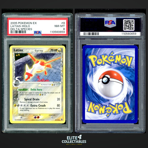 Latias δ graded PSA 8 for sale on eBay