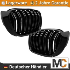 Kit Doppelsteg Frontgrill Front Grill Schwarz Glanz passt f�r BMW X3 F25 X4 F26