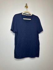 BOSS Hugo Boss Blue Short Sleeve Shirt Men's Large