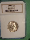 1949-D Washington Quarter - 25c NGC MS66   WQ26 030  Free Shipping