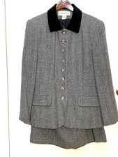 JONES NEW YORK SUIT Skirt Set Classic Lined Tweed Women's Size 12