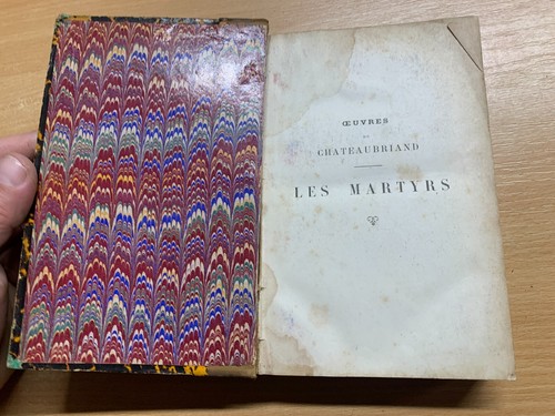 RARE ANTIQUE CHATEAUBRIAND "LES MARTYRS" RELIGIOUS FRENCH BOOK (P4) - Bild 17 von 17