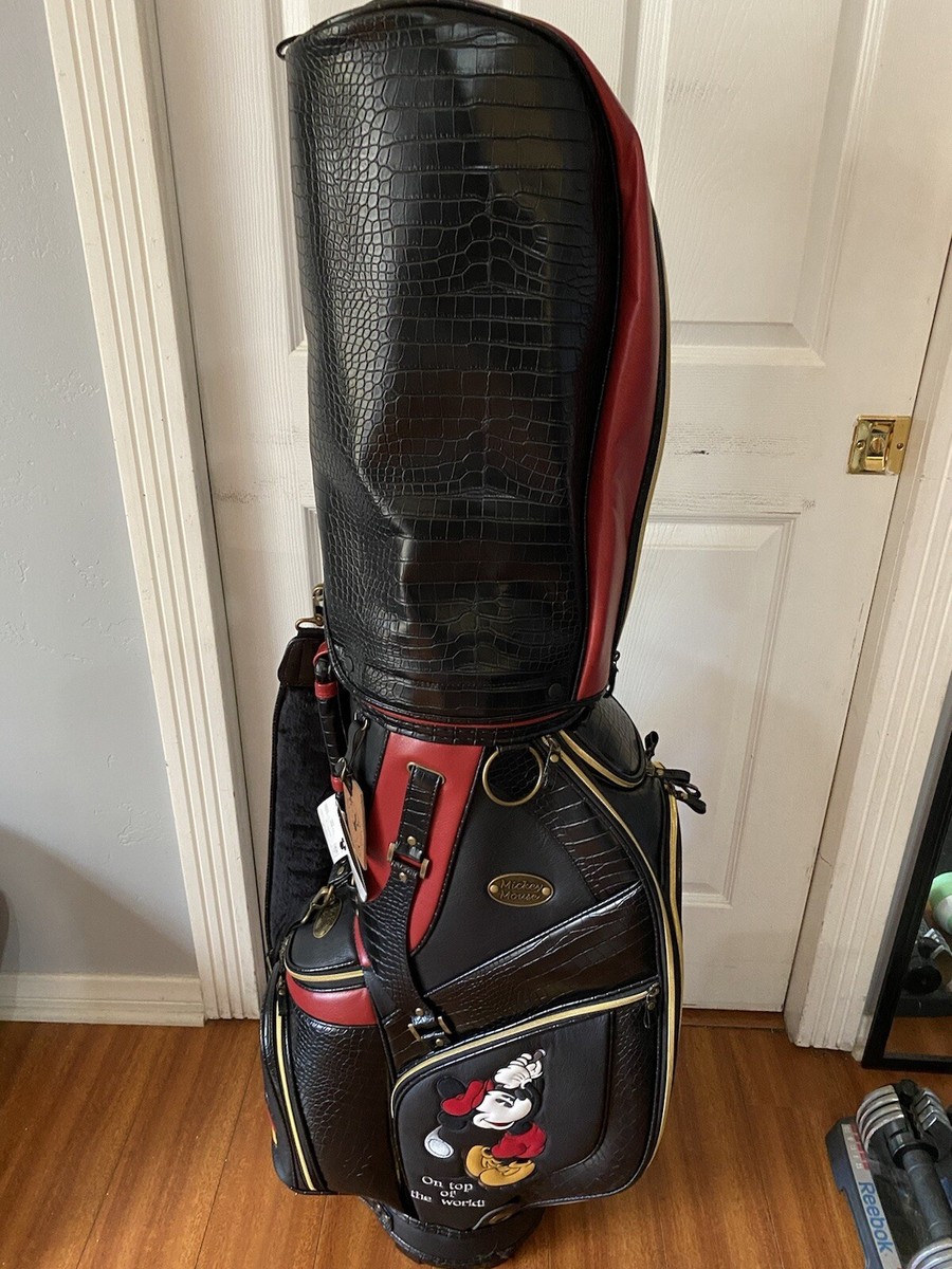 Disney Mickey Mouse Golf Staff Bag. Brand New Made In Japan