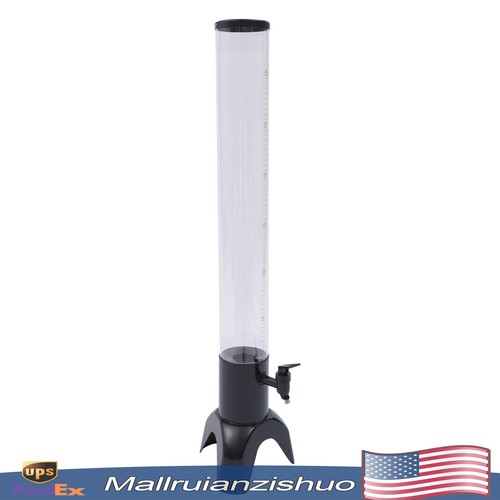 3L/100oZ Beer Tower Dispenser Liquor Tower Drink Beverage Dispenser w/ Ice Tube - Picture 5 of 21