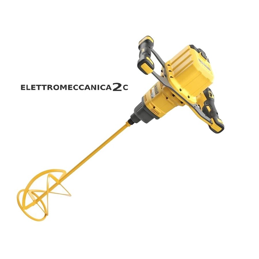 DEWALT DCD240X2-XJ miscelatore 54v 2x9ah brushless attacco m14 frusta 200mm p...