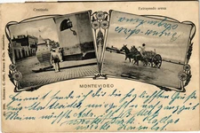 PC CPA URUGUAY, MONTEVIDEO, CENTINELA, EXTRAYENDO ARENA, Postcard (b22406)