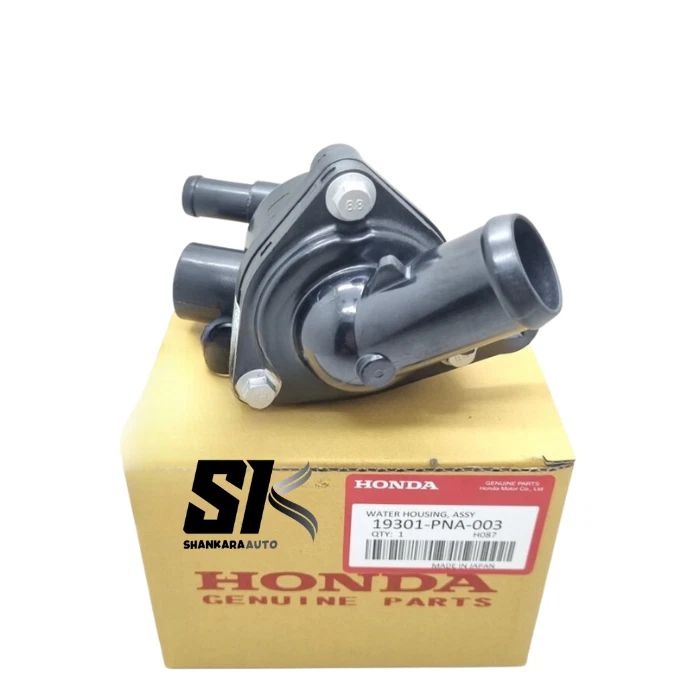 Termostato de refrigerante de motor genuino Honda Acura 19301-PNA-003 con junta JUEGO DE FABRICANTE ORIGINAL Foto 3 de 4