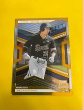 RS29905 2023 Elite Extra Edition Status Orange #82 Luke Keaschall TWINS RC /275