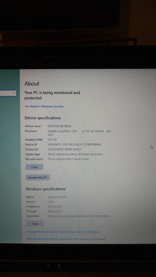 Lenovo ThinkPad W510 15.6" - CORE I7 Windows 10 Pro 12G RAM - Image 2 of 4