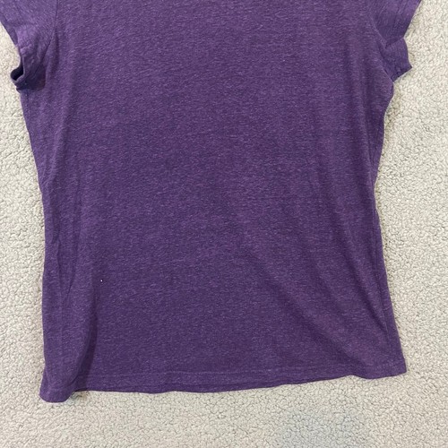 Minnesota Vikings NFL T-shirt Women’s size XL Touch By Alyssa Milano Purple Top - Picture 8 of 10