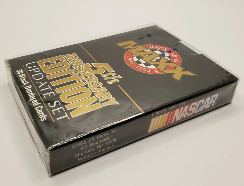 1988-1992 Maxx Race Cards 5th Anniversary Edition 30 Card Update Set Sealed - Image 2 of 3