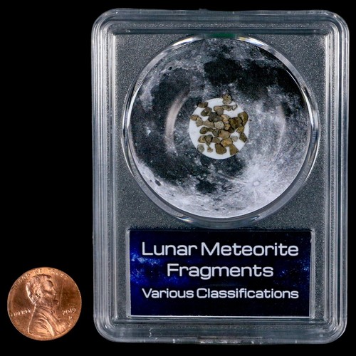 Moon Rock Lunar Meteorite Fragments Various Classifications Outer Space COA - Picture 3 of 6