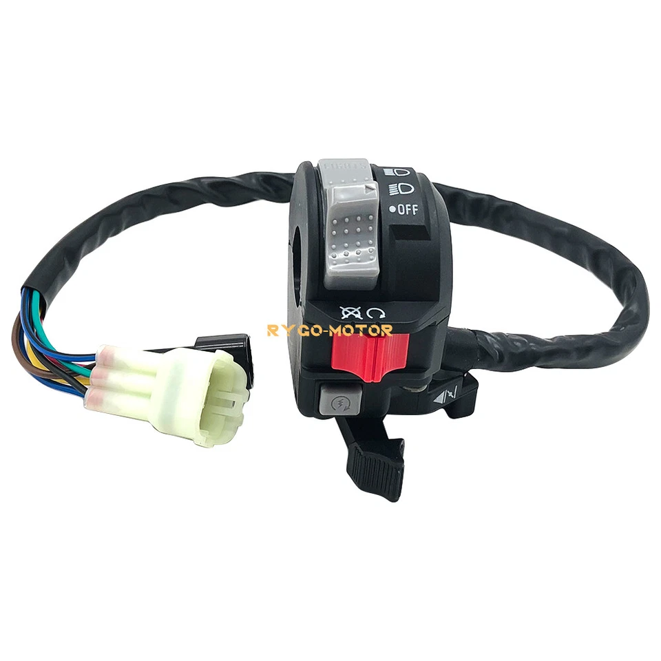 Interruptor de arranque de manillar faro para Yamaha Kodiak 400 450 YFM400 YFM450 Foto 3 de 4