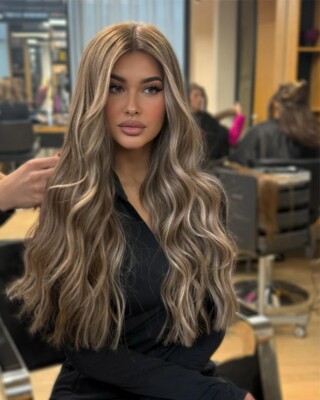 Blonde Highlights Human Hair Wigs 13x4 Lace Front Wig for Women Party
