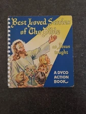 Vintage DYCO Book "Best Loved Stories Of The Bible As Jesus Taught" 1949
