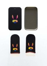 1 Pair Thumb Finger Sleeve Mobile Game Sleeve Touch Screen Gaming Gloves PUBG