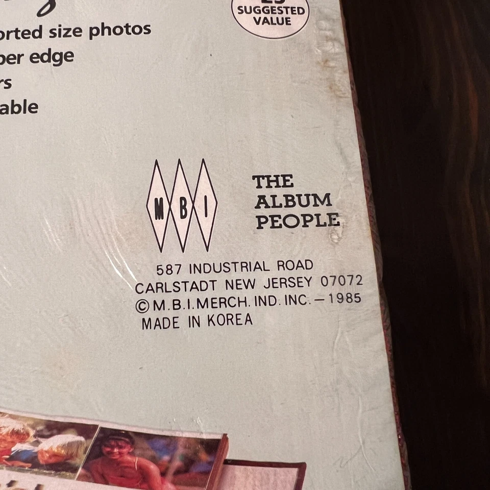 Álbum de fotos vintage El lagarto de 3 anillos magnéticos 100 páginas nuevo en stock Foto 4 de 4