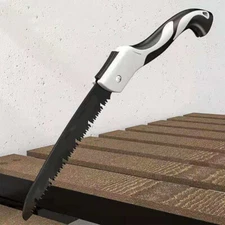 16" Folding Camping Pruning Hand Saw Compact Home Outdoor Garden Carbon Steel