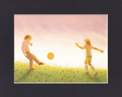 8X10'' Matted Print Art Picture by Warabe Aska: Sun