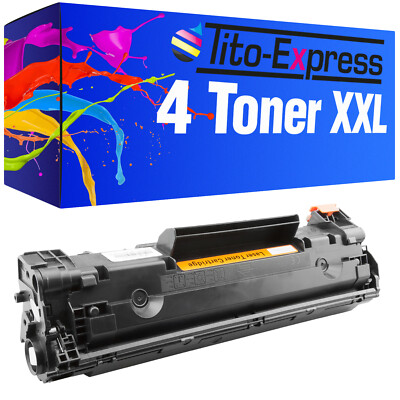 4 Toner XXL PlatinumSerie für Canon CRG-725 LBP6000 LBP6020 LBP6030B LBP6030W 