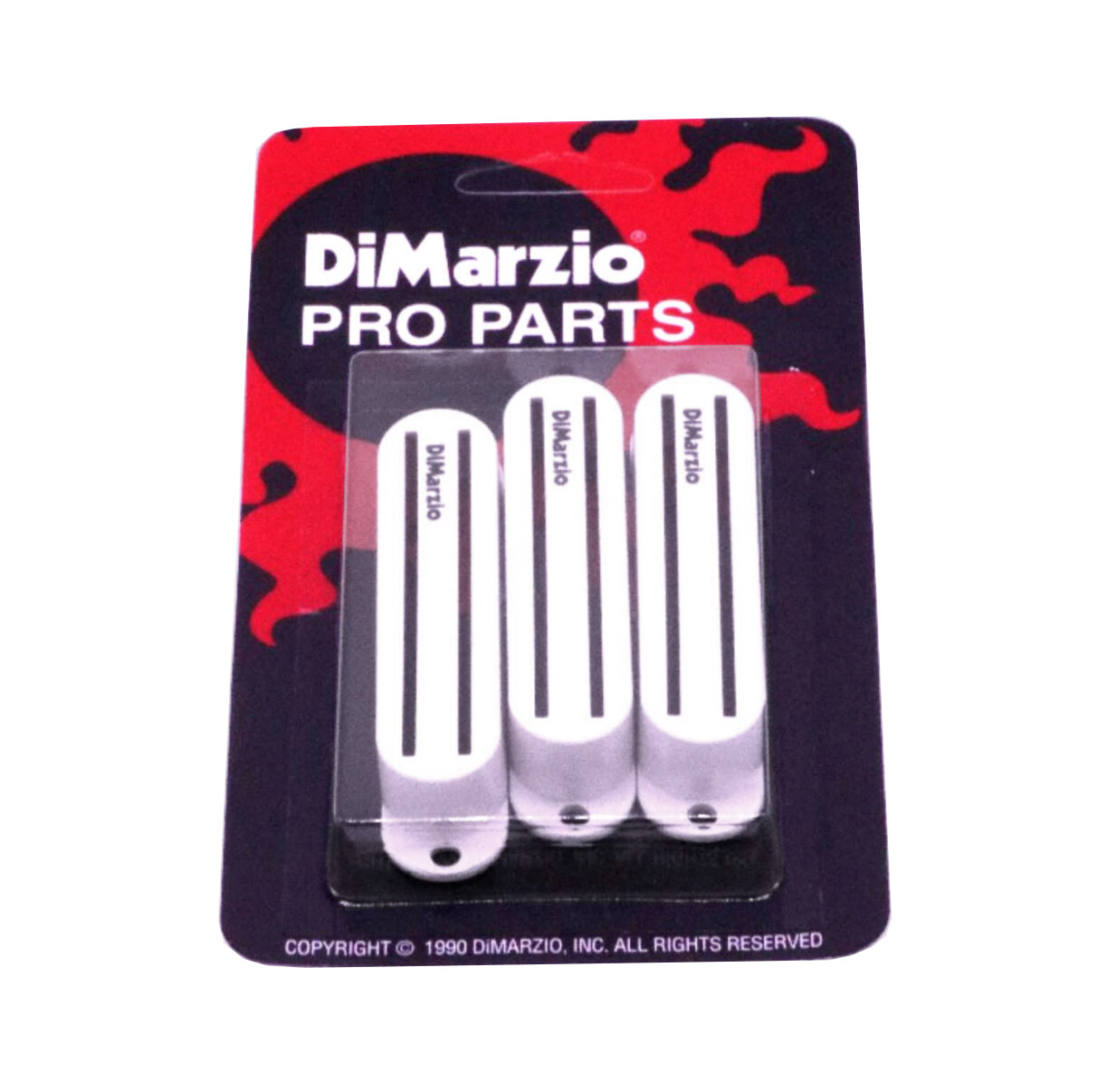 DiMarzio DM2002W Fast Track White Guitar Pickup Covers Set Of Three
