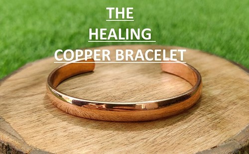 100%  PURE COPPER ROSE GOLD BANGLE/BRACELET ARTHRITIS RELIEF COPPER BANGLE - Picture 1 of 9