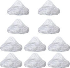 10 Pack Replacement Pads Compatible with H2O H20 Mop X5 Steam Steam Mop Pads Flo