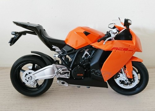 KTM 1190 RC8 Motorbike Diecast Scale 1 