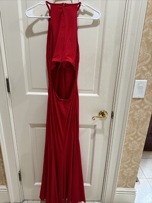 jovani red backless dress Jovani 43623 - Long Sheath Dress