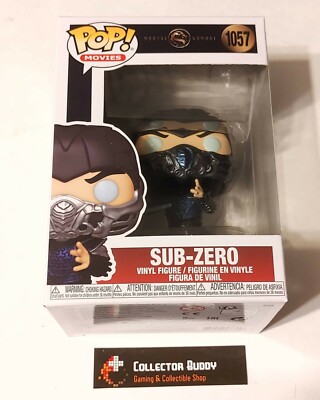 Funko Pop! Movies 1057 Mortal Kombat Sub-Zero Sub Zero Pop Vinyl Figure FU53855